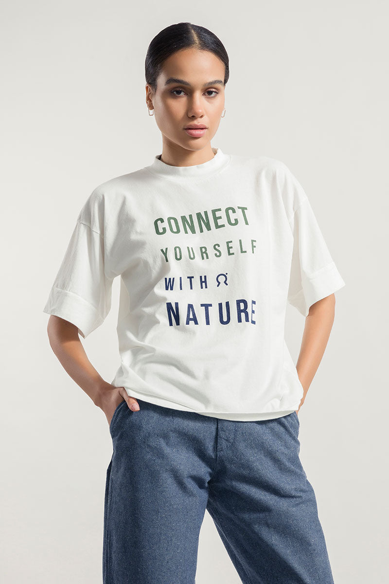 Blu Balena | T-Shirt Unisex Cotone Rigenerato Nature