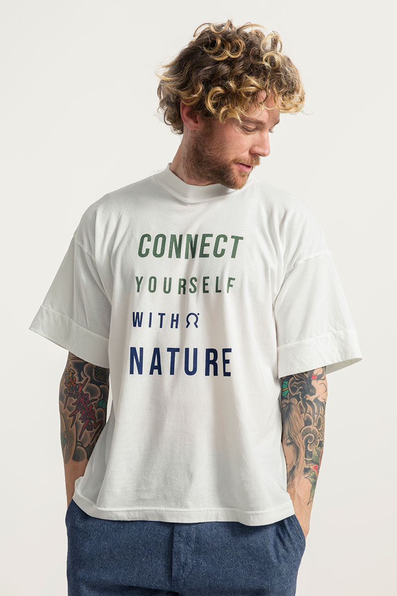 Blu Balena | T-Shirt Unisex Cotone Rigenerato Nature