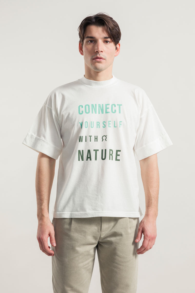  T-Shirt Unisex Cotone Rigenerato Nature