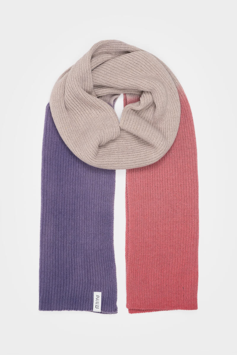 Rosa-Violet | Sciarpa Cashmere Rigenerato Fenice