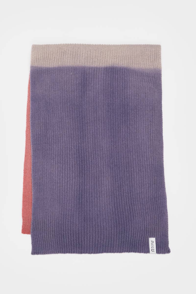 Rosa-Violet | Sciarpa Cashmere Rigenerato Fenice