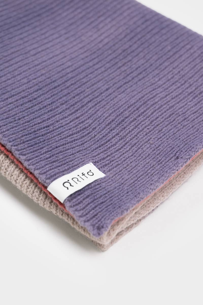 Rosa-Violet | Sciarpa Cashmere Rigenerato Fenice