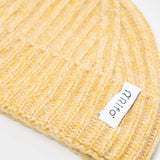 Mouline Giallo Zenzero | Cappellino fisherman cashmere rigenerato