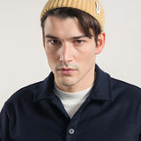 Mouline Giallo Zenzero | Cappellino fisherman cashmere rigenerato