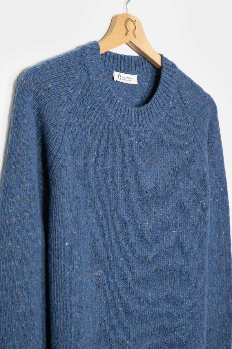 Blu Lapis | Maglia Unisex Cashmere Rigenerato Alfredo