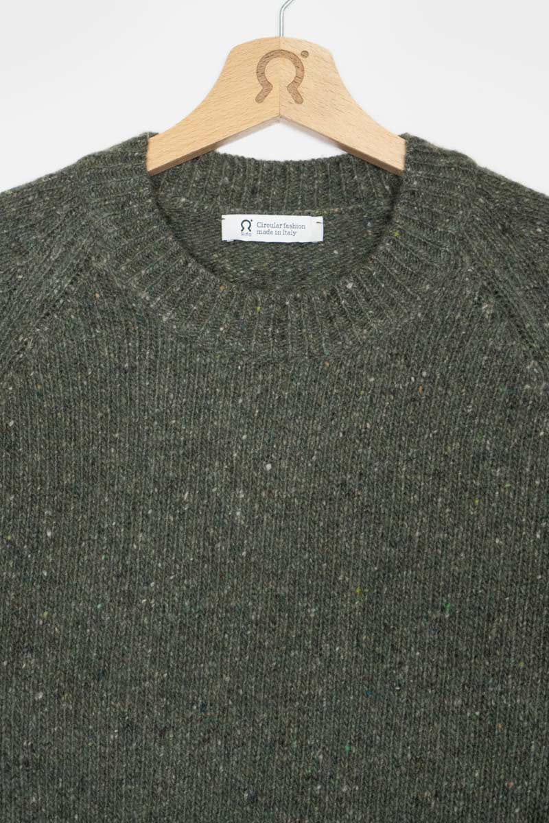 Verde Abete | Maglia Unisex Cashmere Rigenerato Alfredo