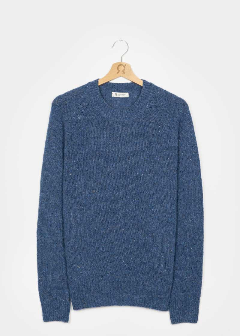 Blu Lapis | Maglia Unisex Cashmere Rigenerato Alfredo