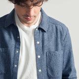 Denim | Camicia unisex jeans rigenerato