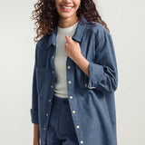 Denim | Camicia unisex jeans rigenerato