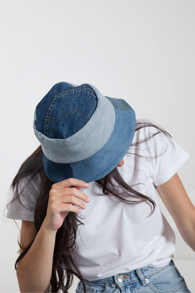 Jeans Patchwork | Cappellino unisex upcycled