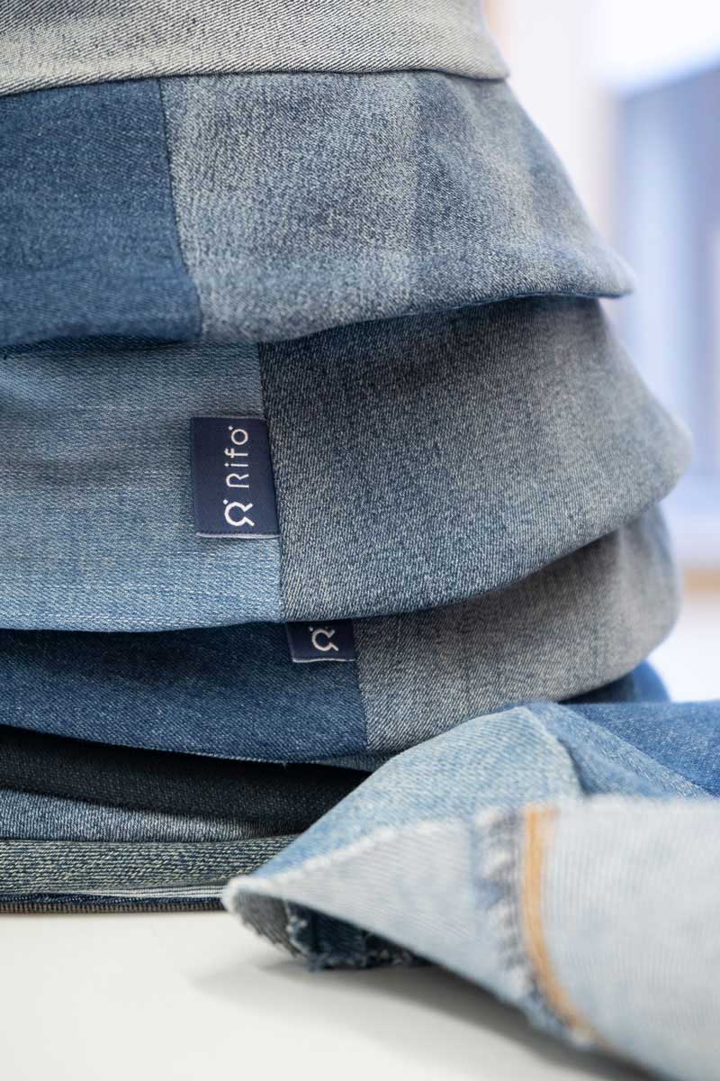 Jeans Patchwork | Cappellino unisex upcycled