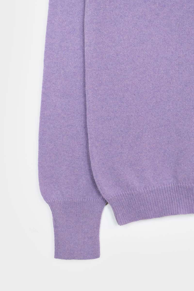 Viola Glicine | Maglia Donna Light Cashmere Rigenerato Veronica