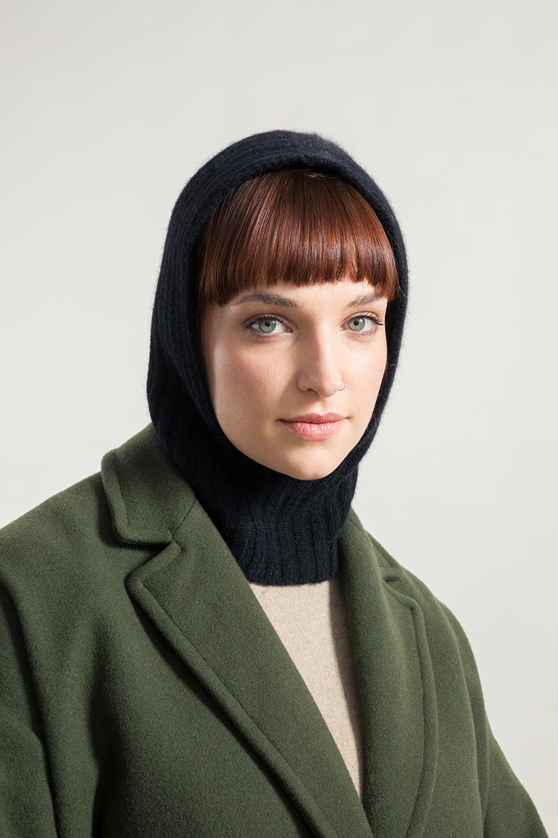 Nero Ardesia | Balaclava cashmere rigenerato