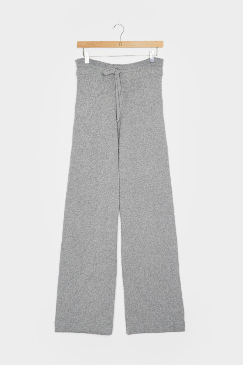 Grigio Calce | Pantalone Donna Cashmere Rigenerato Zelda