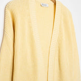 Giallo Crema | Cardigan Donna Cotone Rigenerato Irma