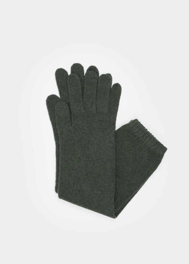 Verde Foresta | Guanti Donna Cashmere Rigenerato Cornelia