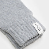 Grigio Calce | Guanti donna cashmere rigenerato