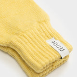 Giallo Cedro | Guanti donna cashmere rigenerato