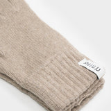 Beige Sabbia | Guanti Cashmere Rigenerato Uomo