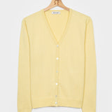 Giallo Crema | Cardigan Donna Cotone Rigenerato Lucia