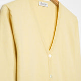 Giallo Crema | Cardigan Donna Cotone Rigenerato Lucia