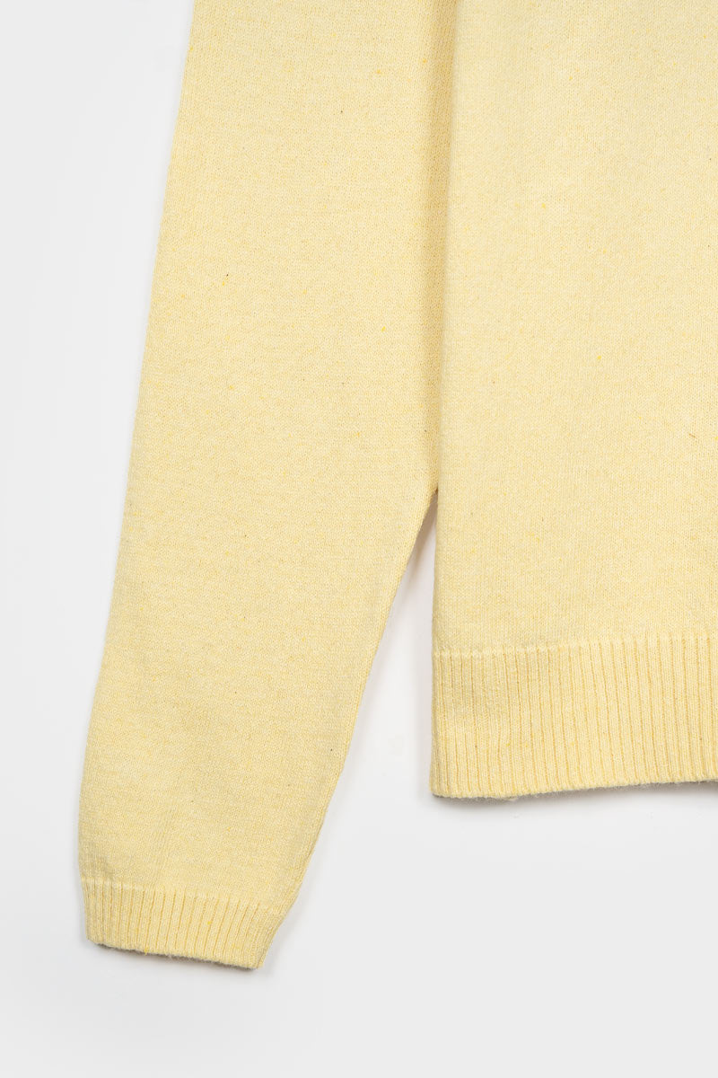 Giallo Crema | Cardigan Donna Cotone Rigenerato Lucia