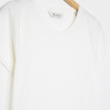 Bianco Latte | tshirt donna cotone organico e cotone rigenerato