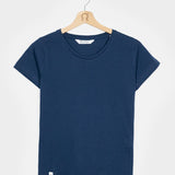 Blu Balena | tshirt donna cotone organico e cotone rigenerato