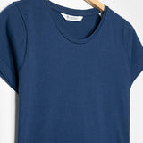 Blu Balena | tshirt donna cotone organico e cotone rigenerato