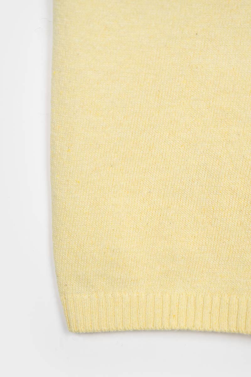 Giallo Crema | Canotta Donna Cotone Rigenerato Clara