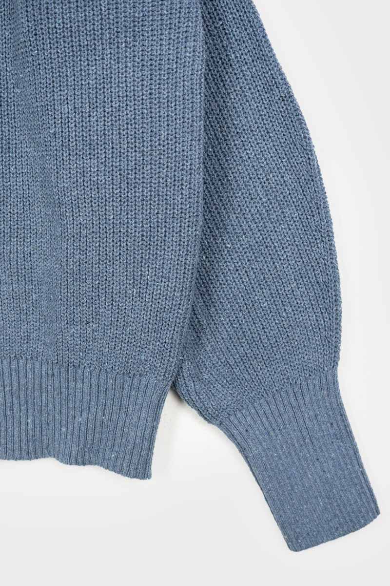 Blu Atlantico | Cardigan Cotone Donna Jeans Rigenerato