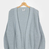 Azzurro Mediterraneo | Cardigan Cotone Donna Jeans Rigenerato