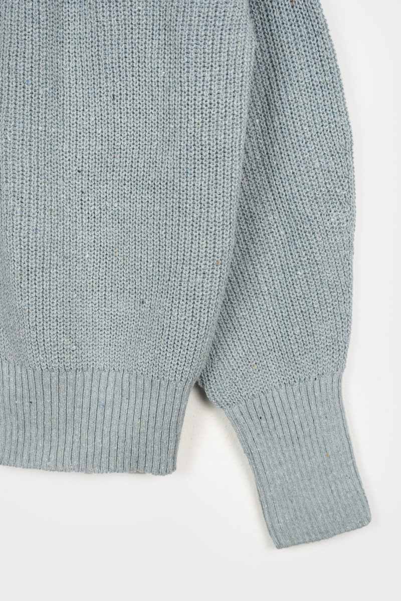 Azzurro Mediterraneo | Cardigan Cotone Donna Jeans Rigenerato