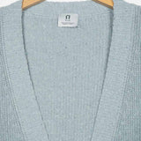 Azzurro Mediterraneo | Cardigan Cotone Donna Jeans Rigenerato