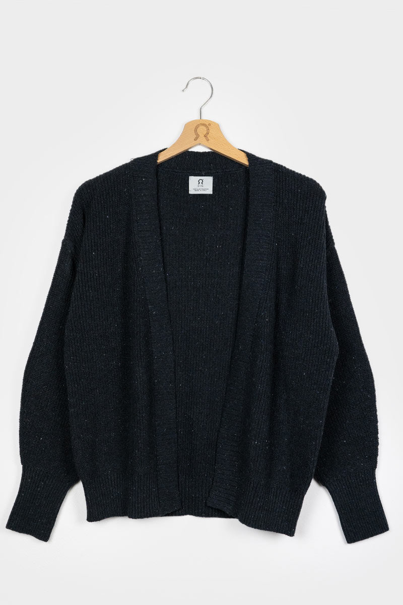 Mar Nero | Cardigan Cotone Donna Jeans Rigenerato