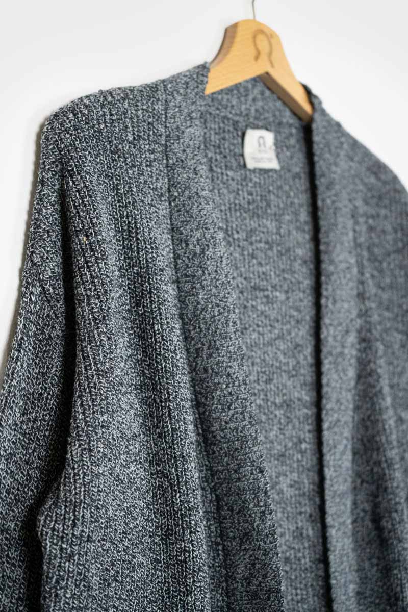 Mouline Mar Nero | Cardigan Cotone Donna Jeans Rigenerato