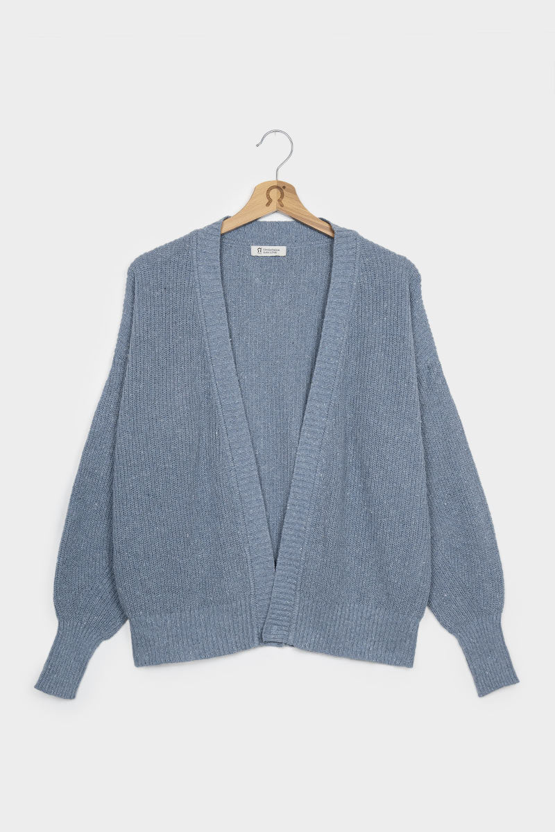 Blu Atlantico | Cardigan Cotone Donna Jeans Rigenerato