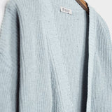 Azzurro Mediterraneo | Cardigan Cotone Donna Jeans Rigenerato