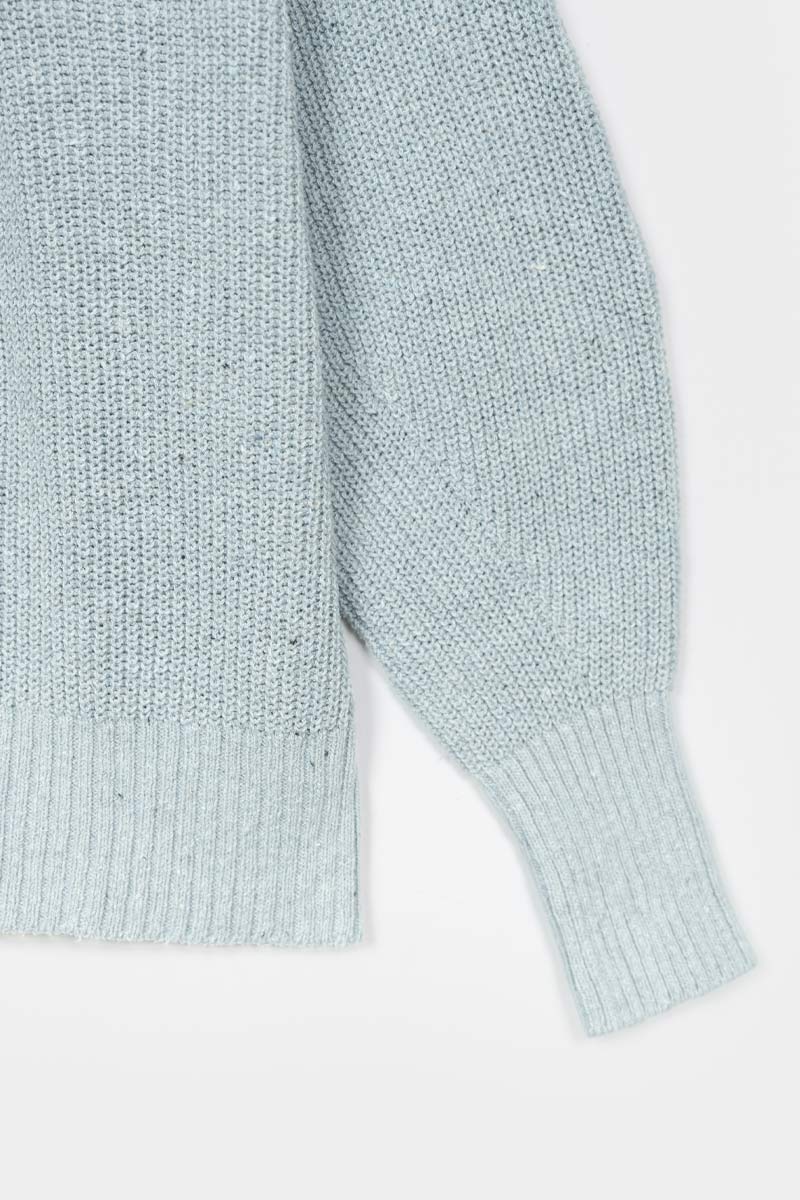 Azzurro Mediterraneo | Cardigan Cotone Donna Jeans Rigenerato