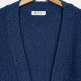 Blu Baltico | Cardigan Cotone Donna Jeans Rigenerato