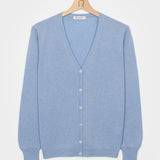 Azzurro Nuvola | Cardigan Donna Light Cashmere Rigenerato Letizia