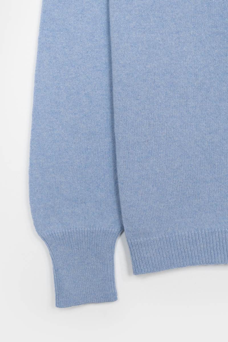 Azzurro Nuvola | Cardigan Donna Light Cashmere Rigenerato Letizia