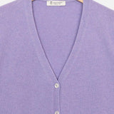 Viola Glicine | Cardigan Donna Light Cashmere Rigenerato Letizia