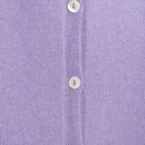 Viola Glicine | Cardigan Donna Light Cashmere Rigenerato Letizia