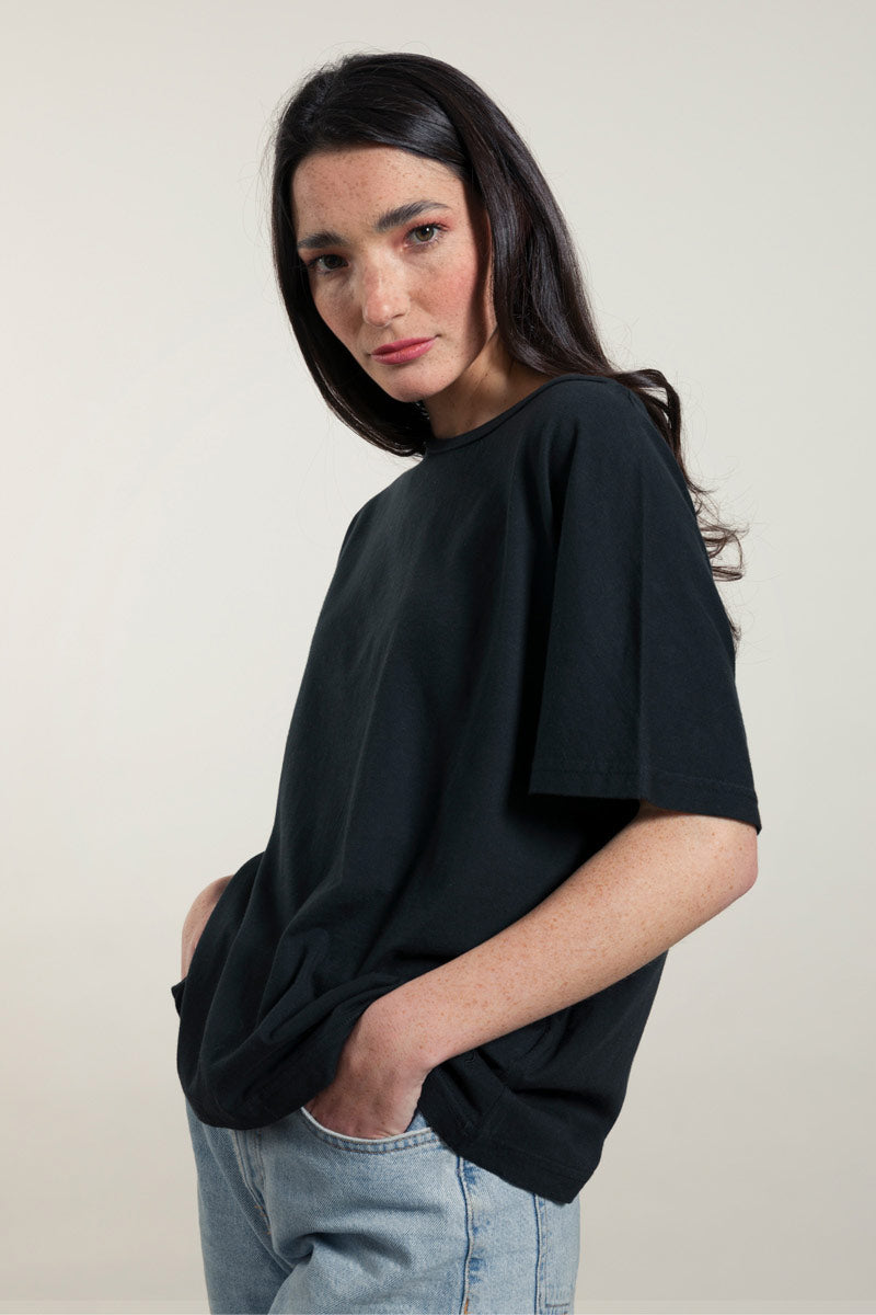 T-shirt Donna 100% Cotone Oversize Loulou - Moda Sostenibile Rifò