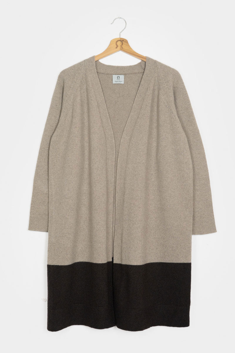 Beige Sabbia | Cardigan Donna Cashmere Rigenerato Venere