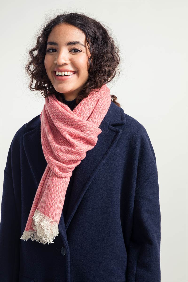 Rosa Antico | Stola Cashmere Rigenerato Agape