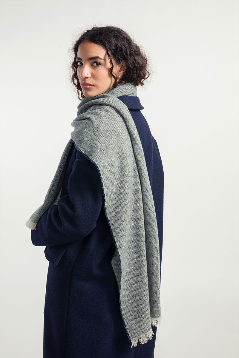 Grigio Ciottolo | Stola Cashmere Rigenerato Agape