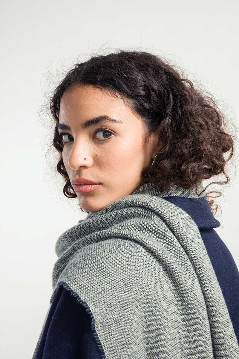 Grigio Ciottolo | Stola Cashmere Rigenerato Agape