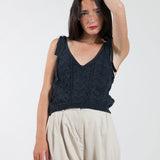 Mar Nero | Top in maglia traforato